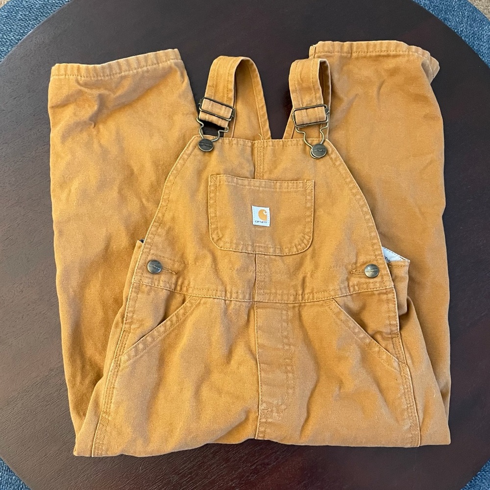 Carhartt Bib flannel lined overall 4T